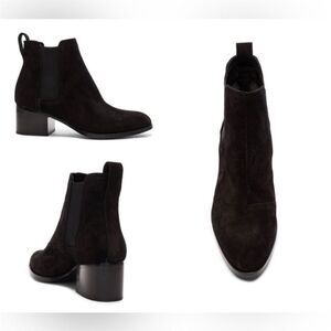 Rag & Bone Walker Boots In Black Suede